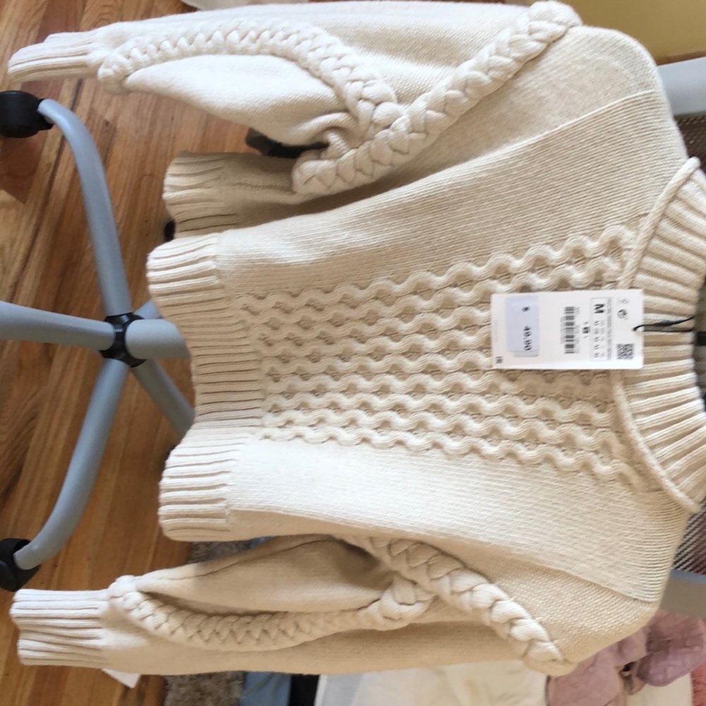 Zara Shoulder Pad Sweater
